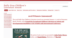 Desktop Screenshot of dollygrayaward.com