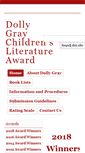 Mobile Screenshot of dollygrayaward.com