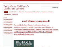 Tablet Screenshot of dollygrayaward.com